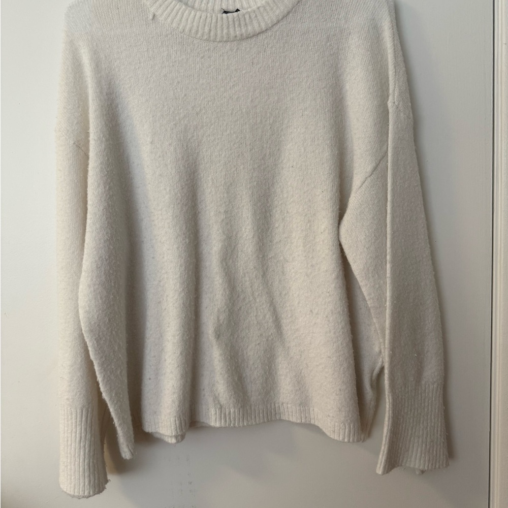 H&M Cream Crew Neck Sweater